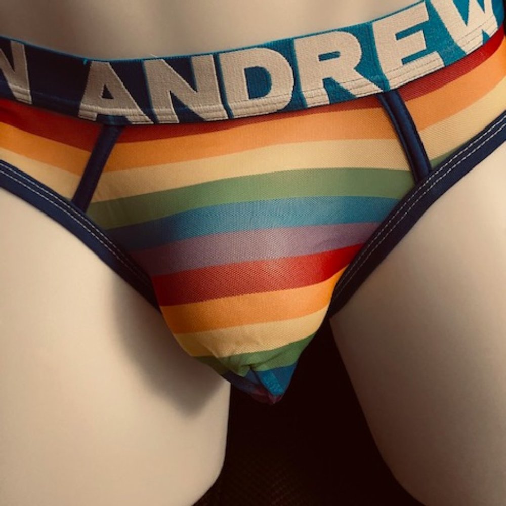 Andrew Christian Pride Sheer Mesh Brief
